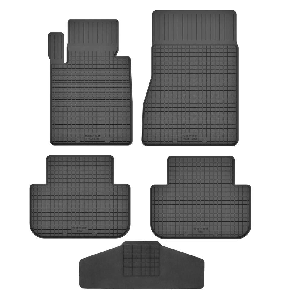 Fußmatten für BMW 6er E63 E64 2003-2010 Gummi Gumimatten Einzeln und als Set von fussmattenheld