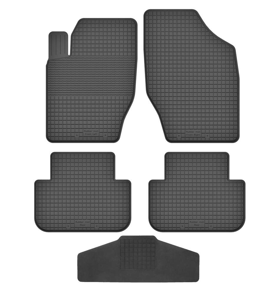 Fußmatten für Citroen C4 1 I 2004-2010 Gummi Gumimatten Einzeln und als Set von fussmattenheld