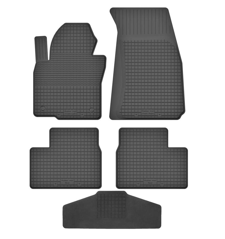 Fußmatten Vorne 2er Set für Dacia Lodgy ab 2012 Gummi Gumimatten von fussmattenheld