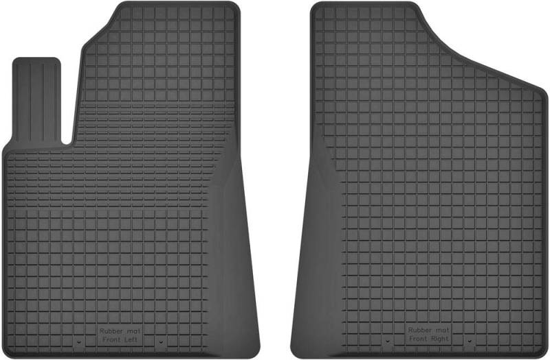 Fußmatten Vorne 2er Set für FIAT Panda 2 II 2003-2012 Gummi Gumimatten von fussmattenheld