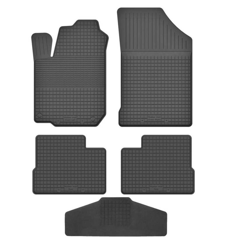 Fußmatten Vorne 2er Set für Hyundai i10 2 2013-2019 Gummi Gumimatten von fussmattenheld