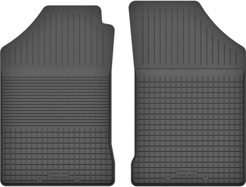 Fußmatten Vorne 2er Set für Nissan Micra K12 2003-2010 Gummi Gumimatten von fussmattenheld