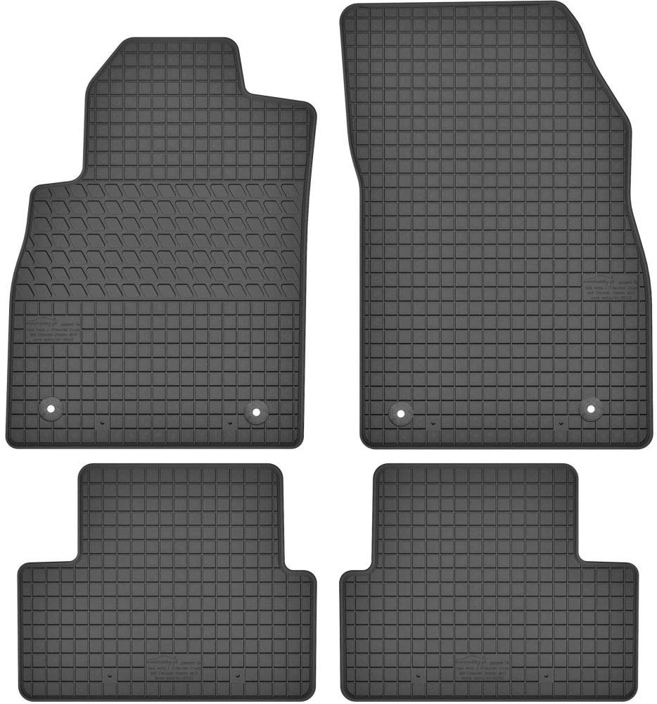 Fußmatten Vorne und Hinten 4er Set für Opel Astra J 2009-2018 Gummi Gummimatten von fussmattenheld