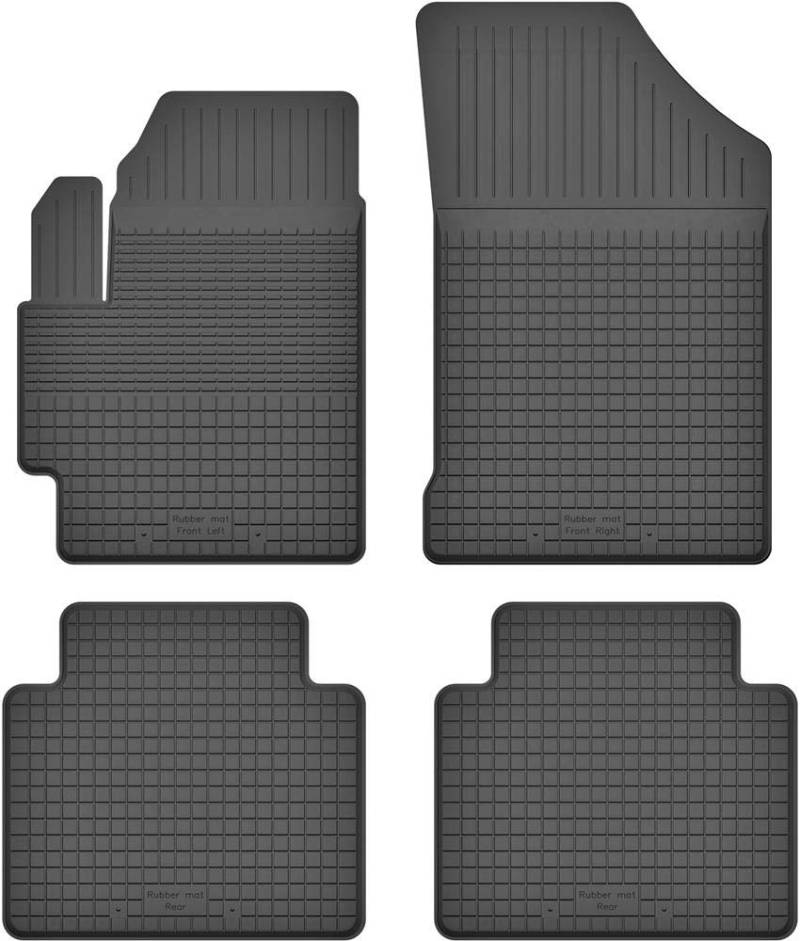 Fußmatten Vorne, Hinten 4er Set für Renault Kangoo 3 ab 2013 Gummi Gumimatten von fussmattenheld