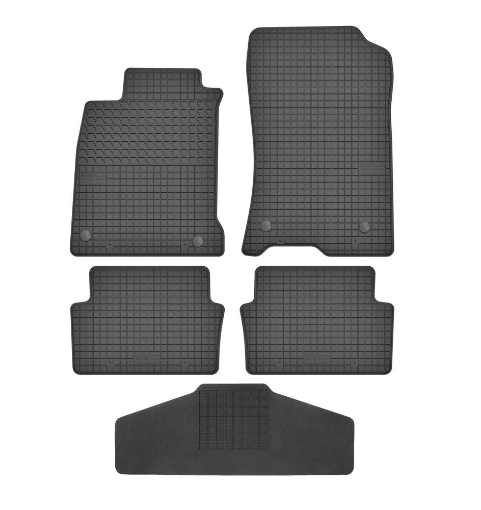 Fußmatten Vorne und Hinten 4er Set für Renault Laguna 3 2007-2015 Gummi Gummimatten von fussmattenheld