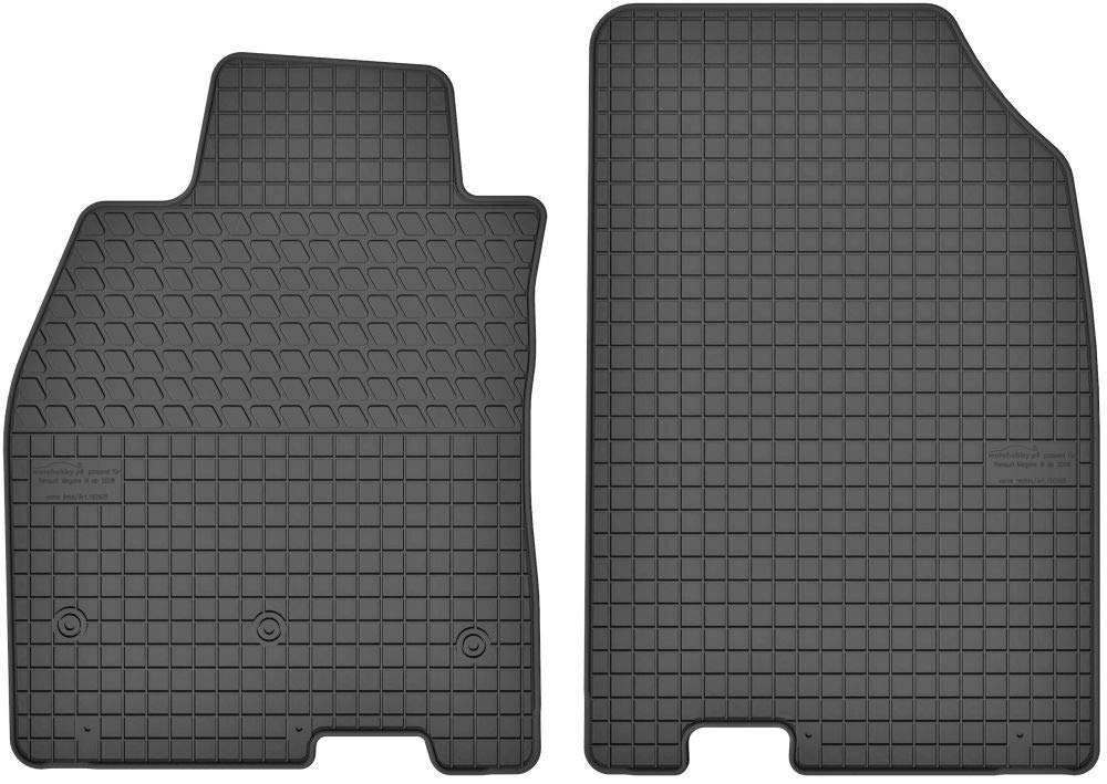 Fußmatten vorne 2er Set für Renault Megane 3 III 2008-2016 Gummi Gumimatten von fussmattenheld