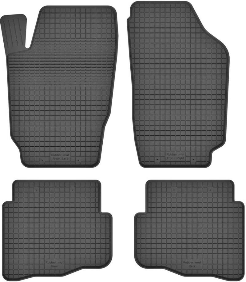 Fußmatten Vorne, Hinten 4er Set für Seat Ibiza 3 2002-2008 6L Gummi Gumiimatten von fussmattenheld