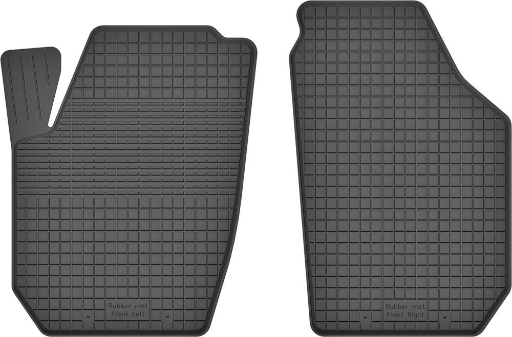 Fußmatten Vorne 2er Set für Skoda Roomster 2006-2015 5J Skoda Roomster/Roomster Praktik Gummi Gumimatten von fussmattenheld