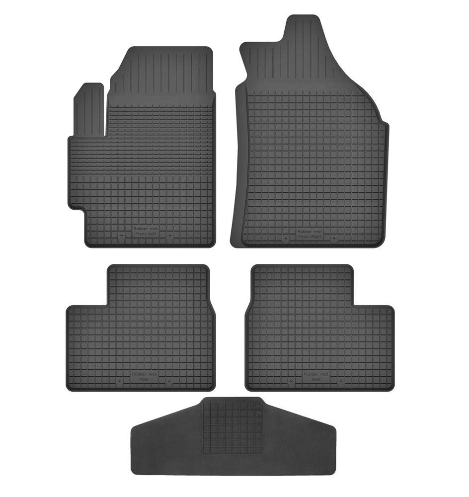 Fußmatten Vorne 2er Set für Suzuki SX4 1 / SX4 Classic 2006-2014 Gummi Gumimatten von fussmattenheld