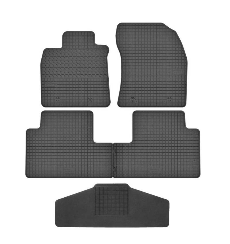 Fußmatten vorne 2er Set für Toyota Avensis 3 2009-2018 T27 / Avensis Kombi Gummi Gummimatten von fussmattenheld