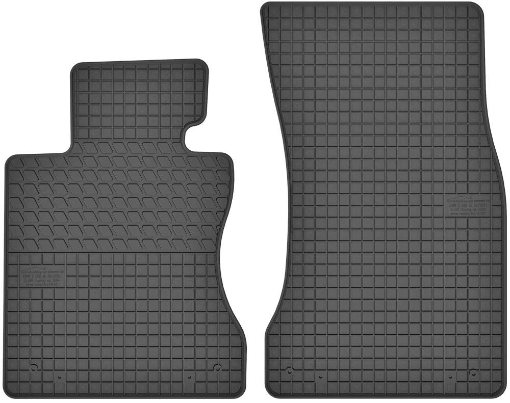 Fußmatten vorne 2er Set für BMW 5er E60 E61 2003-2010 Gummi Gumimatten von fussmattenheld