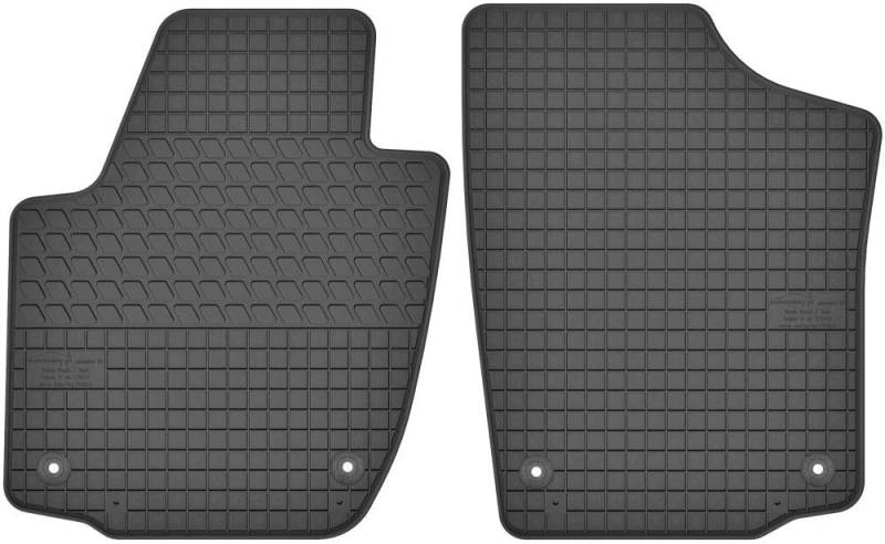 Fußmatten vorne 2er Set für Skoda Rapid ab 2012 Gummi Gumimatten von fussmattenheld