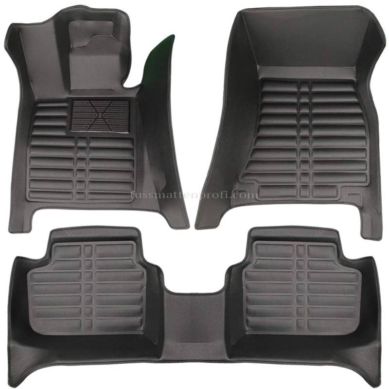 fussmattenprofi.com Auto Fussmatten Kompatibel mit BMW 7 (G11) Baujahr 2015-2022 I 100% Passgenau Geruchlos Allwetter Fussraumschale I 5D Premium TPE Fußmatten Set von fussmattenprofi.com