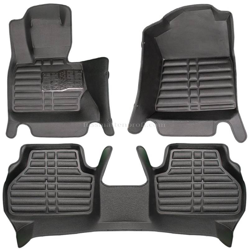 fussmattenprofi.com Auto Fussmatten Kompatibel mit BMW X3 (F25) Baujahr 2010-2017 I 100% Passgenau Geruchlos Allwetter Fussraumschale I 5D Premium TPE Fußmatten Set von fussmattenprofi.com
