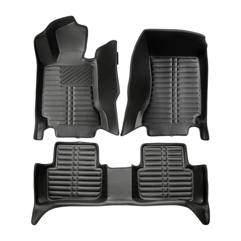 fussmattenprofi.com Fussmatten Auto Set für Mercedes C-Klasse (W204) Fußmatten Baujahr 2007-2014 I Perfecte Passform 5D Premium TPE| Geruchlos Allwetter Fussraumschale von fussmattenprofi.com