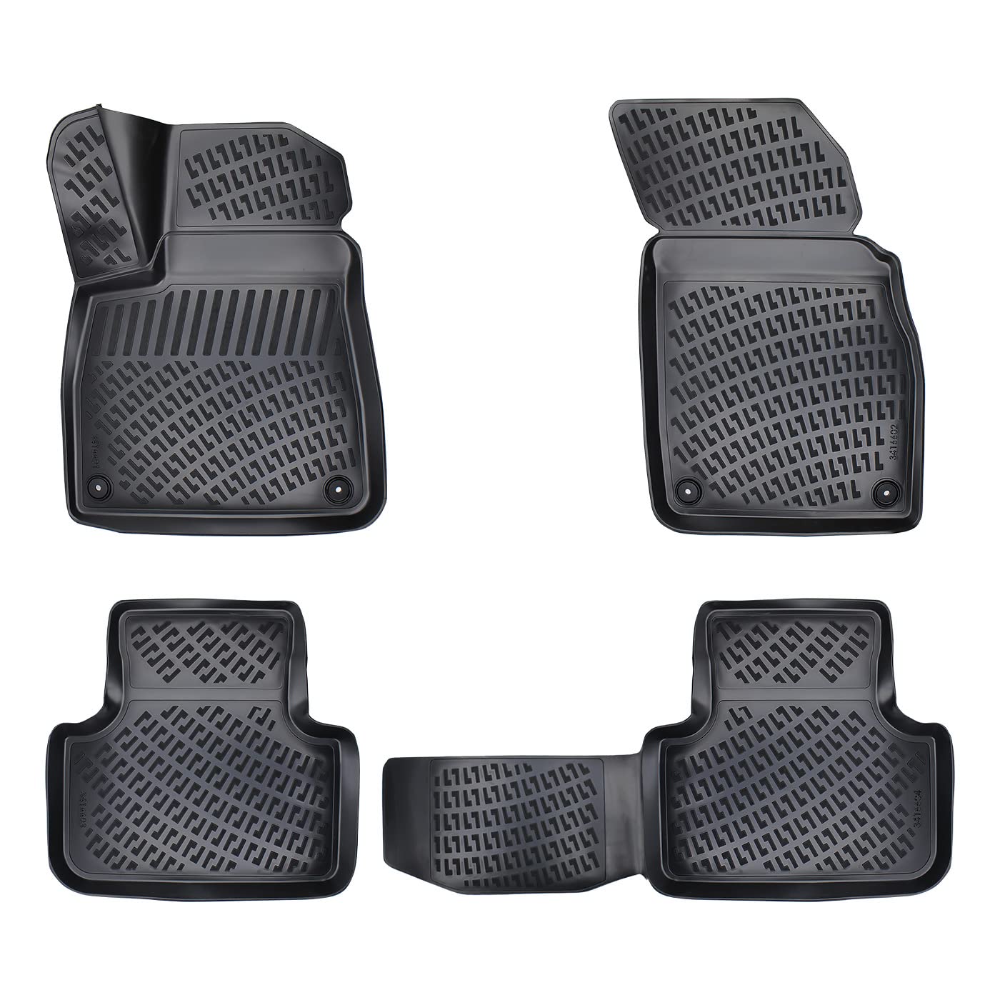 fussmattenprofi.com 3D Gummimatten Set für Audi Q7 4M Baujahr ab 2015 | Extra Hoher Rand Allwetter Auto Fussmatten I TPE Geruchlos rutschfest Fußmatten Zubehör fussmattenprofi.com 3D Gummimatten Set für Audi Q7 4M Baujahr ab 2015 | Extra Hoher Rand Allwetter Auto Fussmatten I TPE Geruchlos rutschfest Fußmatten Zubehör von fussmattenprofi.com