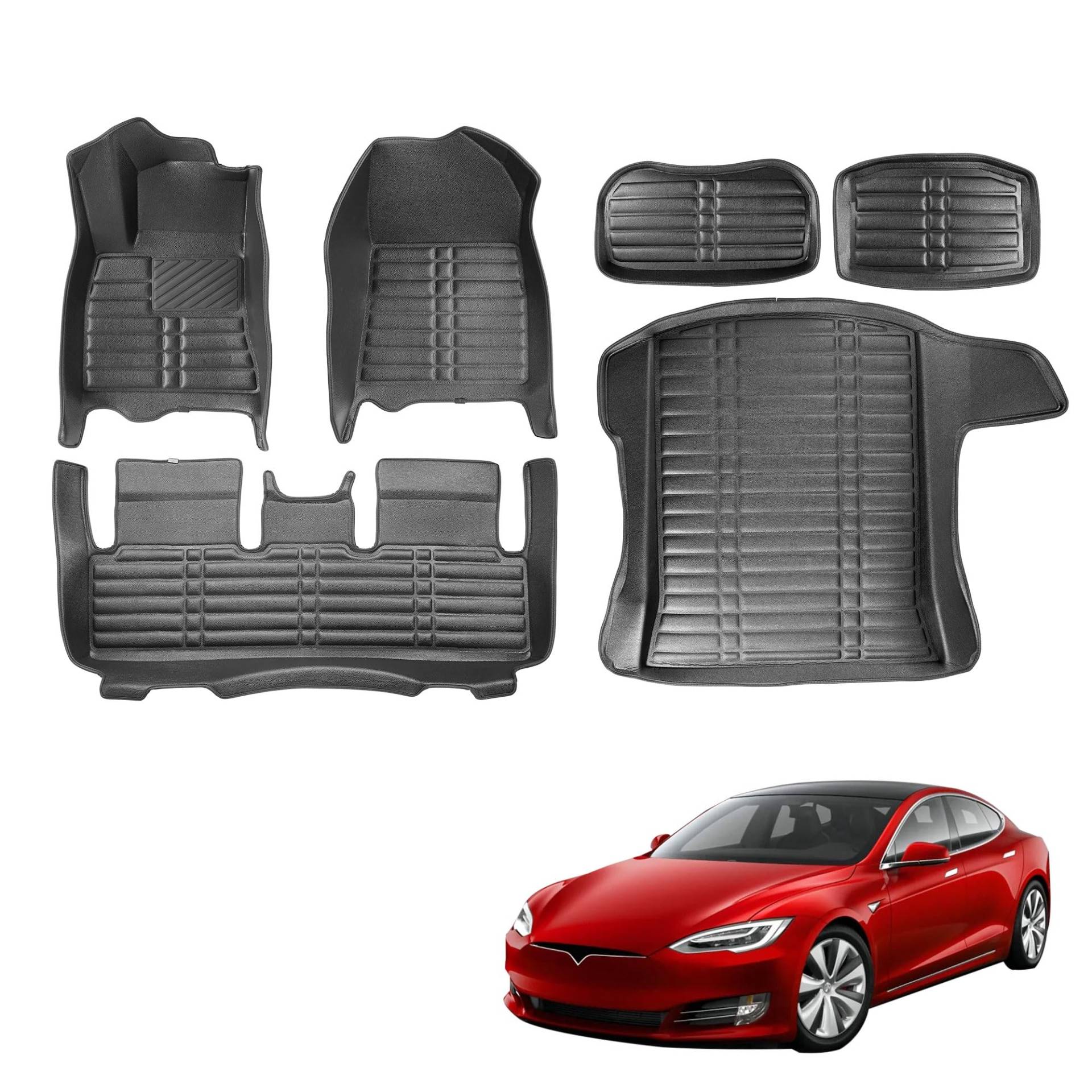 fussmattenprofi.com 5D Premium Leder Fußmatten Für Tesla Model 3 ab 2017 I Inklusive vorderer und hinterer Kofferraummatten Komplettset | Passgenau Geruchlos Allwetter Tesla Model 3 Fussmatten Zubehör fussmattenprofi.com 5D Premium Leder Fußmatten Für Tesla Model 3 ab 2017 I Inklusive vorderer und hinterer Kofferraummatten Komplettset | Passgenau Geruchlos Allwetter Tesla Model 3 Fussmatten Zubehör von fussmattenprofi.com
