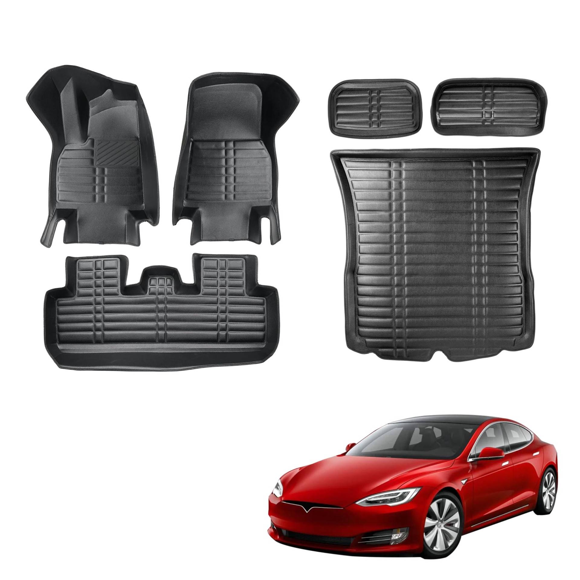 fussmattenprofi.com 5D Premium Leder Fußmatten Für Tesla Model Y 2020 2021 2022 2023 2024 I Inklusive vorderer und hinterer Kofferraummatten Komplettset | Passgenau Allwetter Tesla Model Y Zubehör fussmattenprofi.com 5D Premium Leder Fußmatten Für Tesla Model Y 2020 2021 2022 2023 2024 I Inklusive vorderer und hinterer Kofferraummatten Komplettset | Passgenau Allwetter Tesla Model Y Zubehör von fussmattenprofi.com