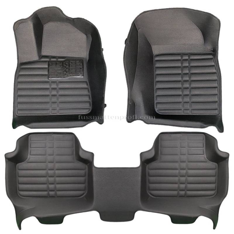 fussmattenprofi.com Auto Fussmatten Kompatible mit Audi Q7 (4M) Baujahr ab 2015 I 100% Passgenau Geruchlos Allwetter Fussraumschale I 5D Premium TPE Fußmatten Set von fussmattenprofi.com
