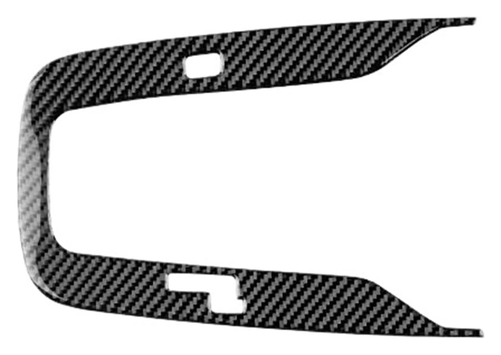 Auto Innenraum Für T&oyota Für Corolla 2019-2024 RHD LHD Echter Weicher Carbonfaser Mittelkonsolen Schalthebel Zubehöraufkleber(Carbon Fiber Black,LHD) von gangxiao