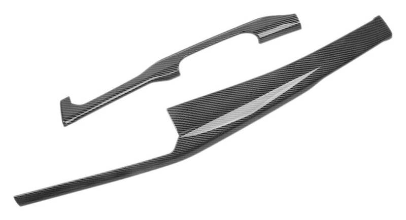Auto Innenraum Für VW Für Golf 8 MK8 R 2020 2021 2 STÜCKE Dekoration Auto Center Control Panel Trim Dashboard Schutzabdeckungsstreifen von gangxiao