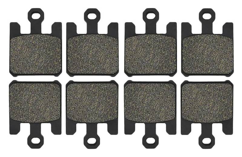 Bremsbeläge Vorne Und Hinten Für Kawasaki ZX6R ZX636 Für Ninja ZX 636 2003-2007 ZX 6RR ZX 600 2003-2006 ZX10R ZX 1000 2004-2007 Motorrad Vorne Hinten Scheibenbremsbeläge(2 Pair Front) von gangxiao