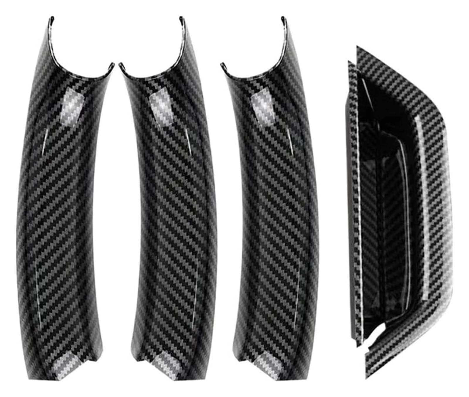 Für B&MW X3 X4 F25 F26 2010-2017 Carbon Textur Auto Innentür Pull Griff Panel Trim Abdeckung Dekoration Auto Innenraum(RHD) von gangxiao