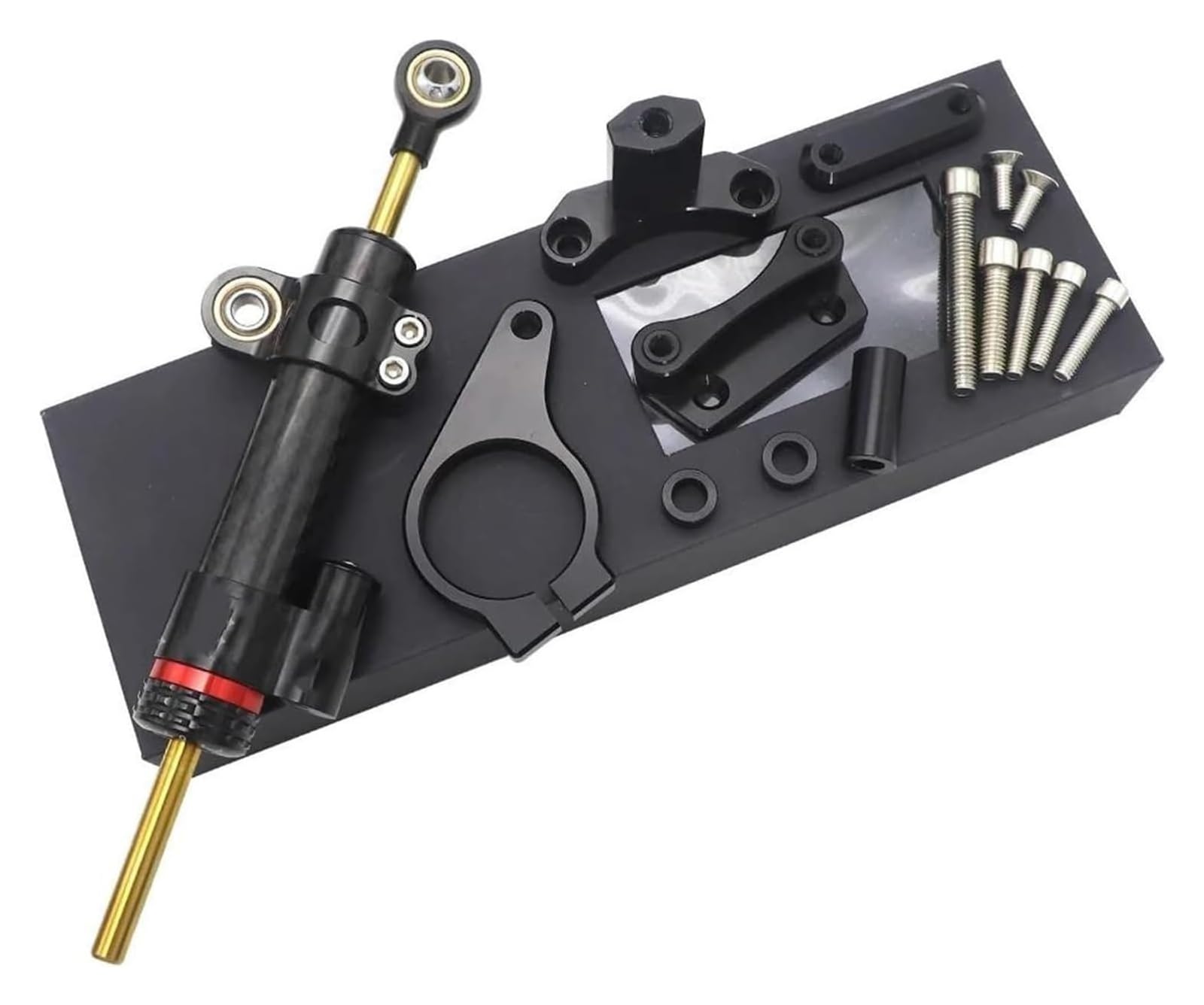 Für CBR650F CBR 650F CBR650 F 2014-2019 Motorrad Einstellbare Lenkung Dämpfer Stabilisator Halterung Kit Motorrad Lenkungsdämpfer(2500) von gangxiao