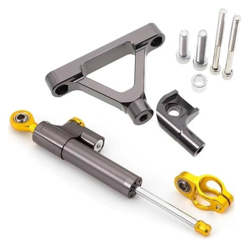 Für Kawa&saki Für Ninja ZX10R ZX-10R 2004 2005 Für ZX6R ZX-6R 2007 2008 Motorräder Lenkungsdämpfer Stabilisator Montagehalterung Kit Motorrad Lenkungsdämpfer(2158) von gangxiao