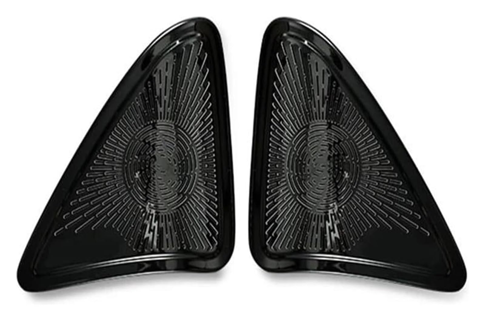 Für M&ercedes Für B&ENZ E-Klasse W214 2024 Auto Edelstahlaufkleber Tür A Säule Audioabdeckung Lautsprecherverkleidungen Auto Innenraum(Black) von gangxiao