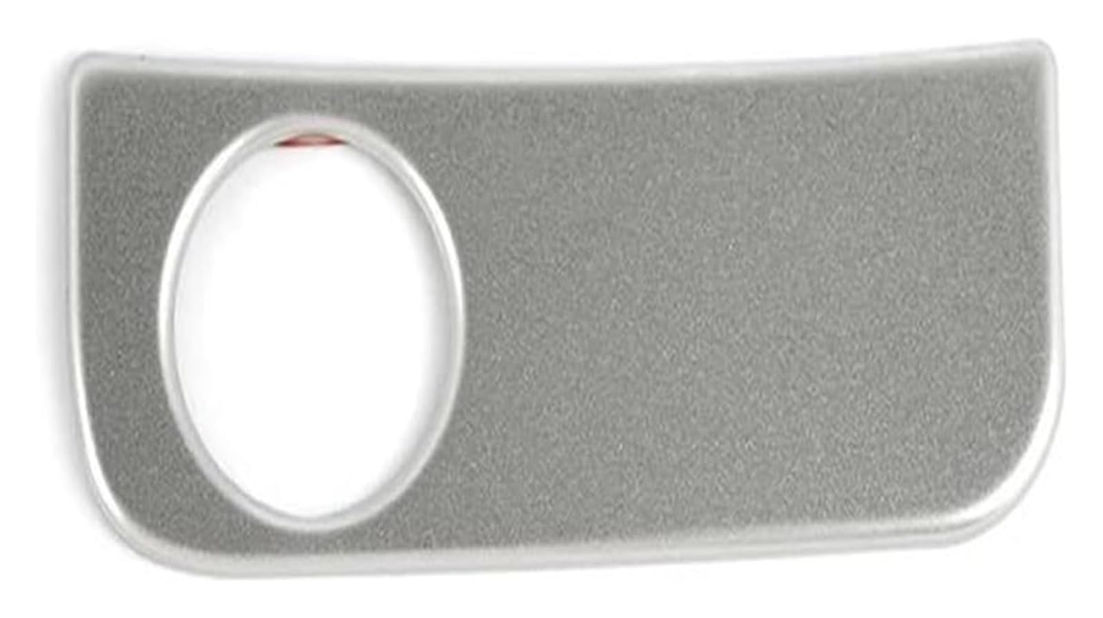 Für M&ercedes Für B&ENZ S-Klasse W222 2014-2020 Carbon Musterverkleidung Innenausstattung Autoaufkleber Schaltergriffabdeckung Aufkleberfeld Auto Innenraum(Silver) von gangxiao