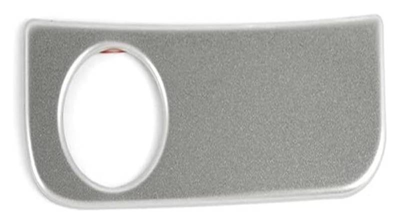 Für M&ercedes Für B&ENZ S-Klasse W222 2014-2020 Carbon Musterverkleidung Innenausstattung Autoaufkleber Schaltergriffabdeckung Aufkleberfeld Auto Innenraum(Silver) von gangxiao