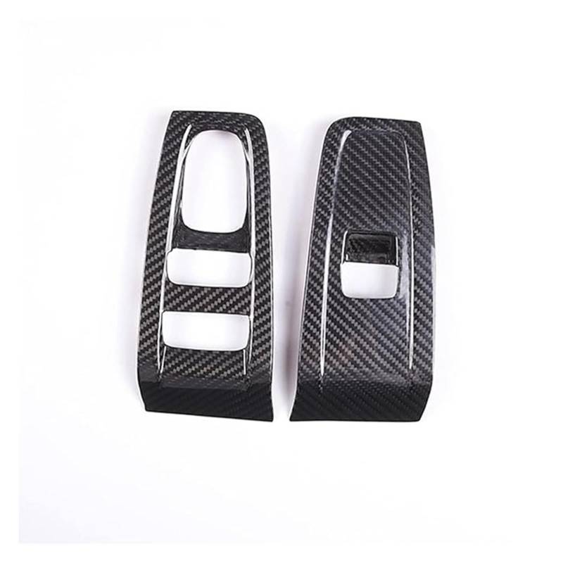 Für T&oyota 86 Für S&ubaru Für BRZ 2012-2022 Auto Kohlefaser Fenster Glas Lift Button Switch Cover Trim Tür Armlehne Panel Auto Innenraum von gangxiao