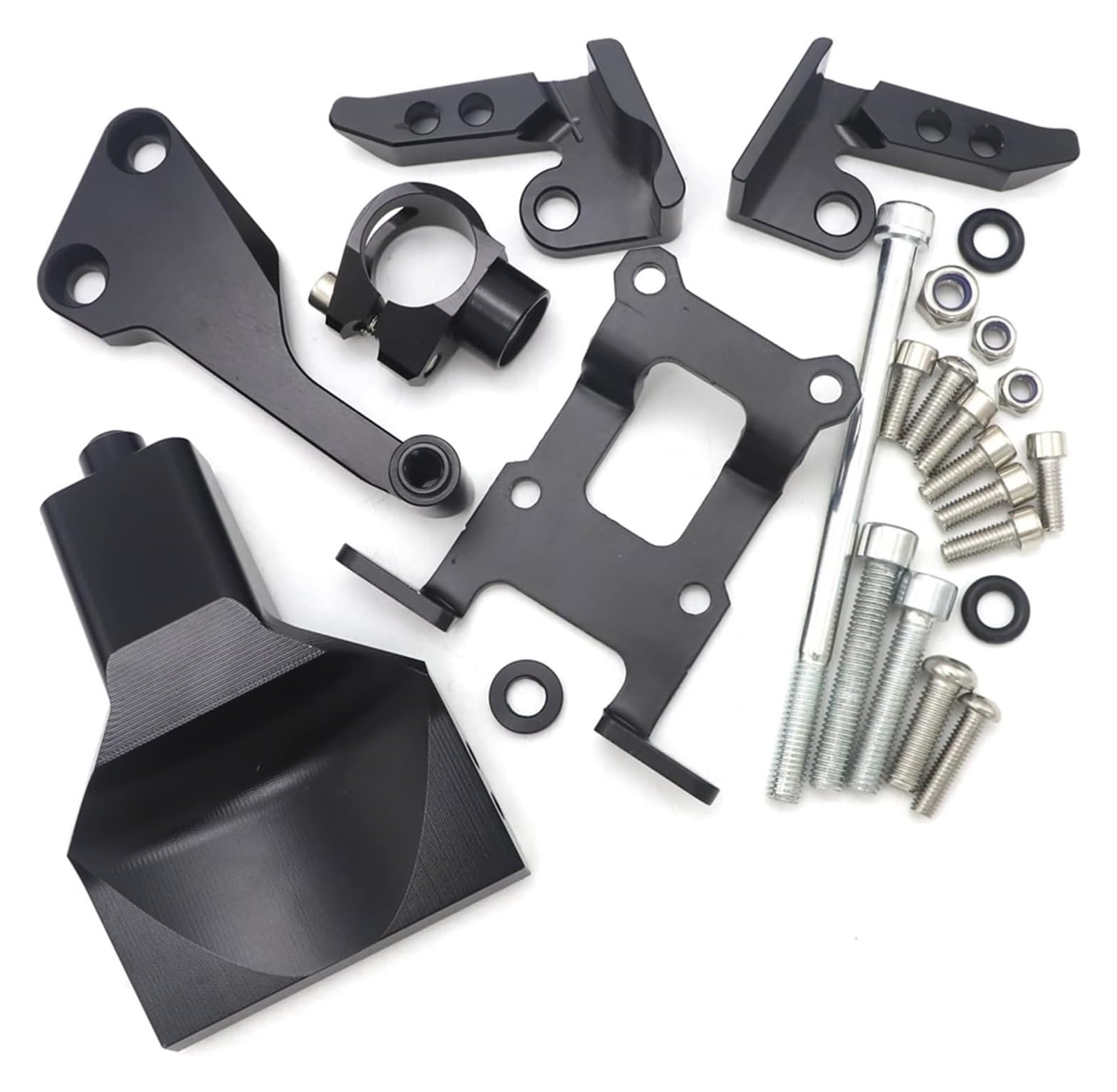 Für Y&AMAHA Für MT-07 Für FZ-07 2014 2015 2016 2017 2018 2019 2020 Motorrad Kompletter Satz Lenkungsdämpfer-Montagehalterungssatz Motorrad Lenkungsdämpfer(1599) von gangxiao