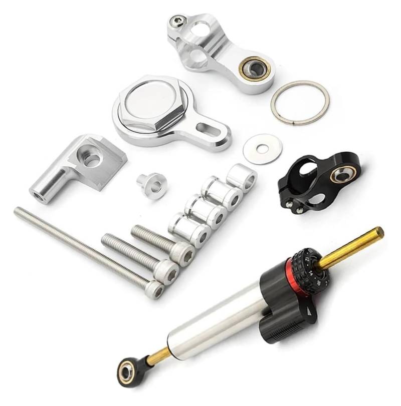 Für Y&amaha YZF R1 1998 1999 2000 2001 Motorrad-Lenkungsdämpfer Stabilisieren Sie Den Dämpferhalterungs-Montagesatz Motorrad Lenkungsdämpfer(2484) von gangxiao