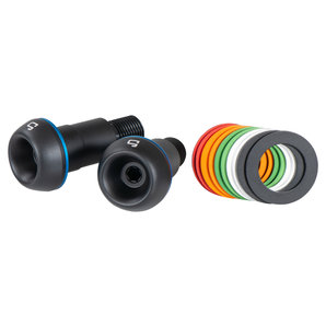 gazzini Lenkerenden 1.0 Originallenker Schwarz, Alu., mit farbigen Ringen Gazzini von Gazzini