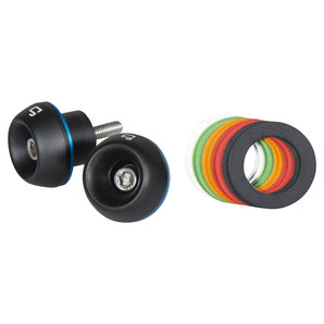 gazzini Lenkerenden 1.0 Originallenker Schwarz, Alu., mit farbigen Ringen Gazzini von Gazzini