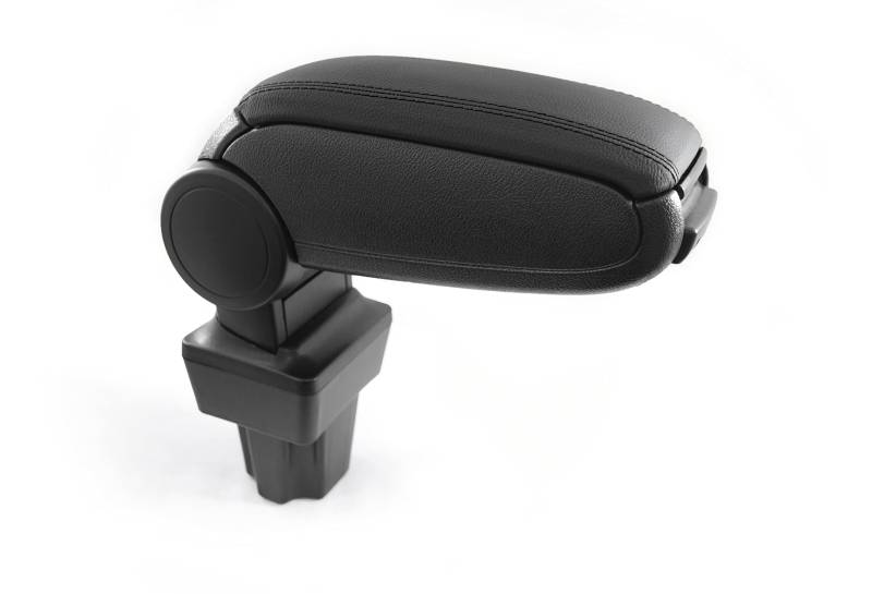 Armlehne Mittelarmlehne Konsole Mittelkonsole Aufbewahrungsbox Schwarz Leder Kompatibel mit Opel Astra G 1998-2004 von generic