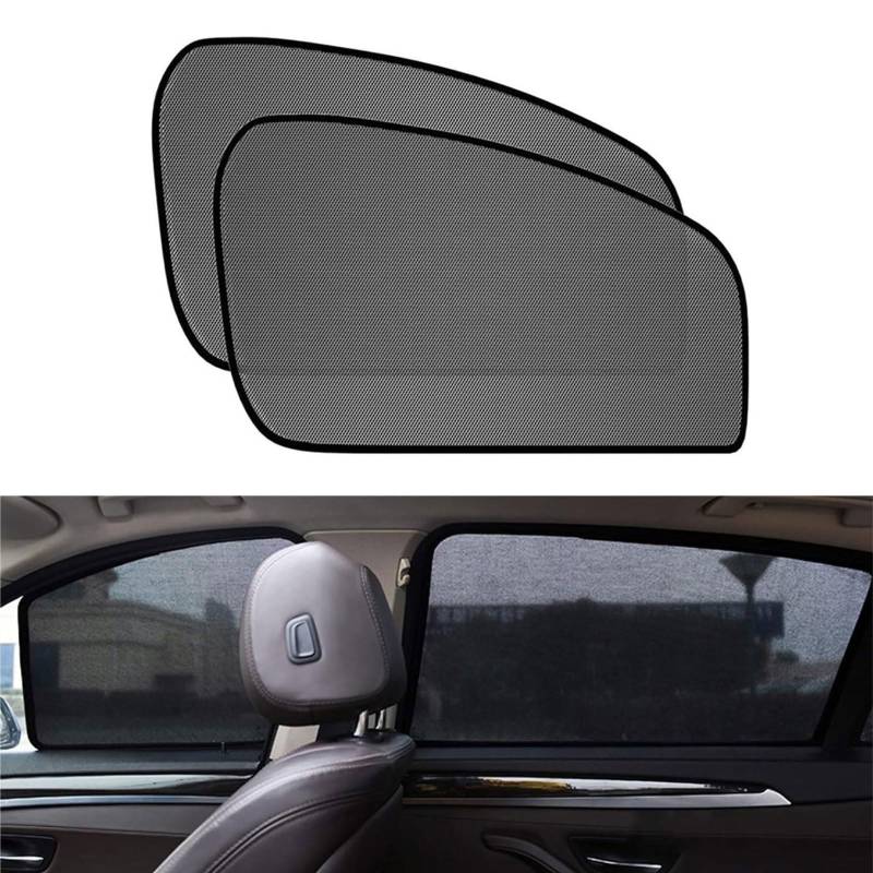 Auto Sonnenschutz seitenscheibe,for Tesla Model 3,Sonnenschutz für Seitenscheiben universeller magnetischer Autovorhang,for Blockieren von UV-Strahlen(2 Front Row) von generic