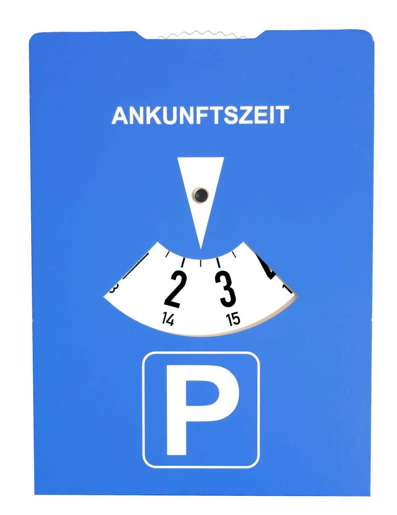 Parkscheibe mit Benzinrechner 10 Stück – 2in1 Auto Parkuhr | Stabile Pappe | Verbrauch & Spritkosten im Blick | Offiziell StVO-zugelassen | Made in Germany von generic