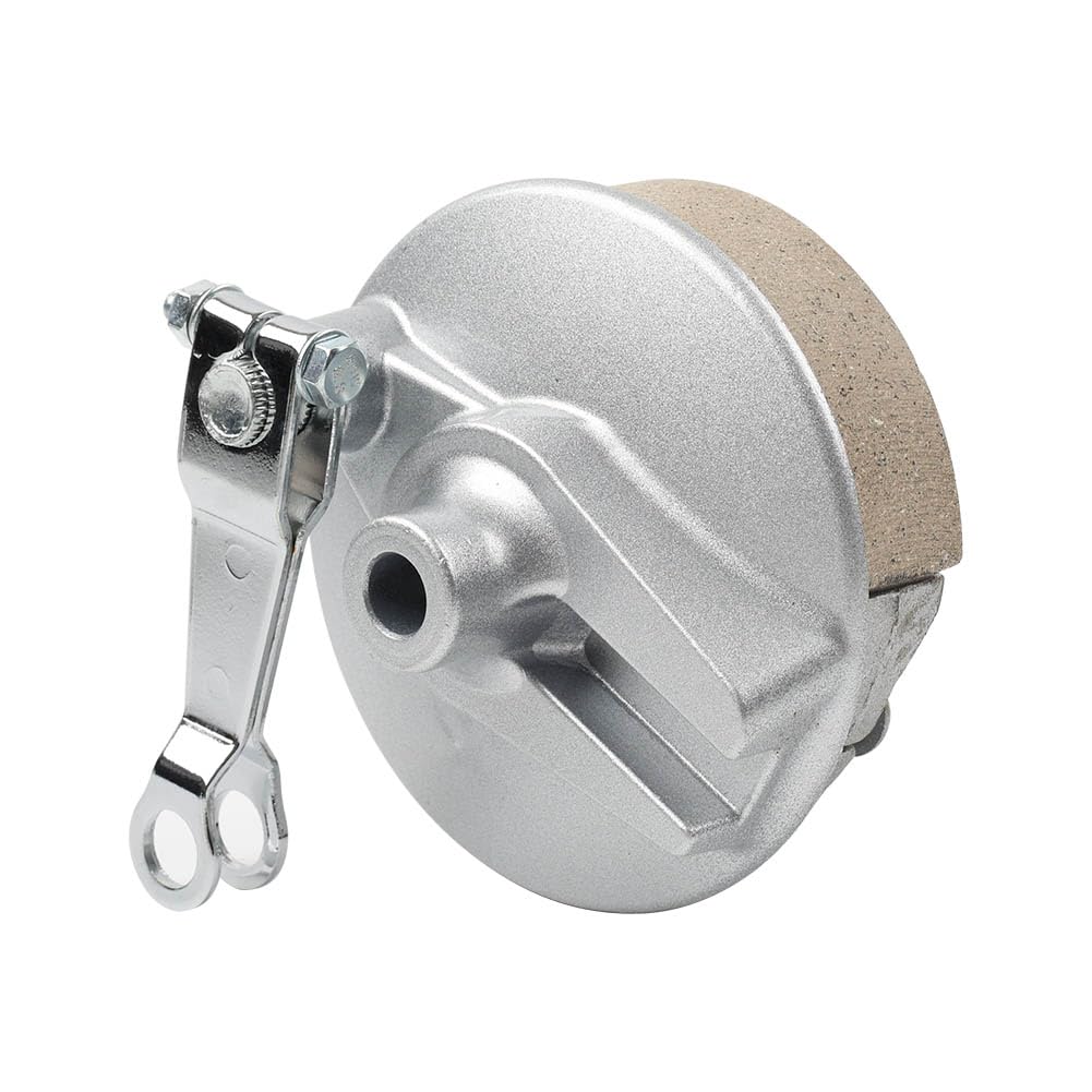 FSFYUK 1 stück Aluminium Hinten Motorrad Rad Bremsbacken Trommel Nabe Abdeckung Panel Splitter Für Bikes Monkey Z50 Motorrad von generisch