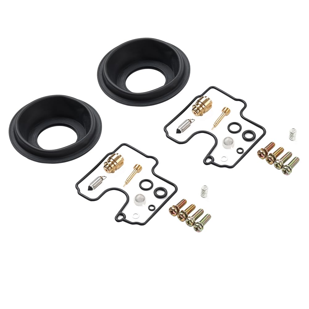 FSFYUK 2er Set Umbauteile Vergaser Reparatursatz Vergaserzubehör Messing, Gummi Für Intruder VL1500 1998-2004 VL800/Z 2001-2004 FSFYUK 2er Set Umbauteile Vergaser Reparatursatz Vergaserzubehör Messing, Gummi Für Intruder VL1500 1998-2004 VL800/Z 2001-2004 von generisch
