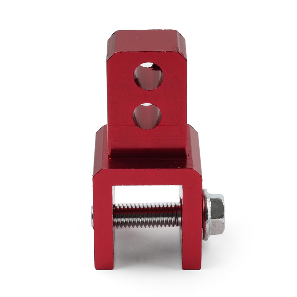 FSFYUK Motorrad 8MM Motorrad Hinten Riser Stoßdämpfer Höhe Extender Verlängerung Adapter 1 stück für Aluminium Rot von generisch