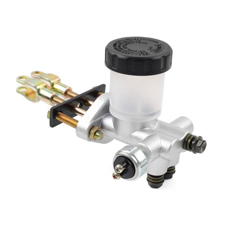 SIKUAI 1 Stück Aluminium-Hauptbremszylinder-Hydraulikpumpe Schwarz, Weiß Für Kandi BMS Für Kinroad Kazuma Go Kart Dune Buggy 90CC 110CC 125CC 150CC 200CC 250CC von generisch