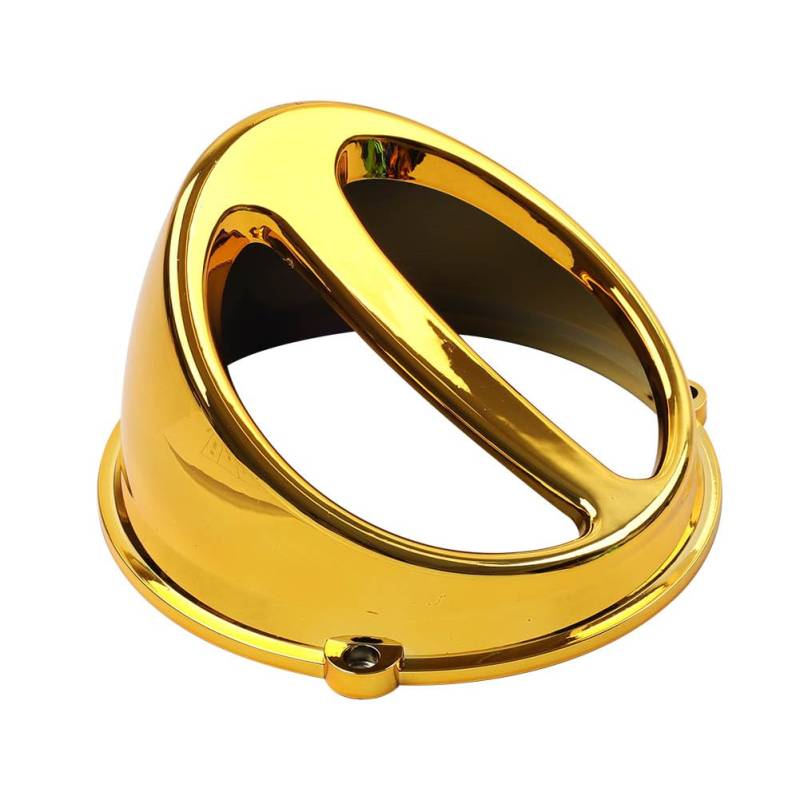 SIKUAI 1 Stück Kunststoff Pig Nose Wind Modifizierter Motorkühllüfter Blattabdeckung Scoop Cap Gold Für ZX 50 Für Für Jog 50 Für Jog 90 Für Dio 50 von generisch