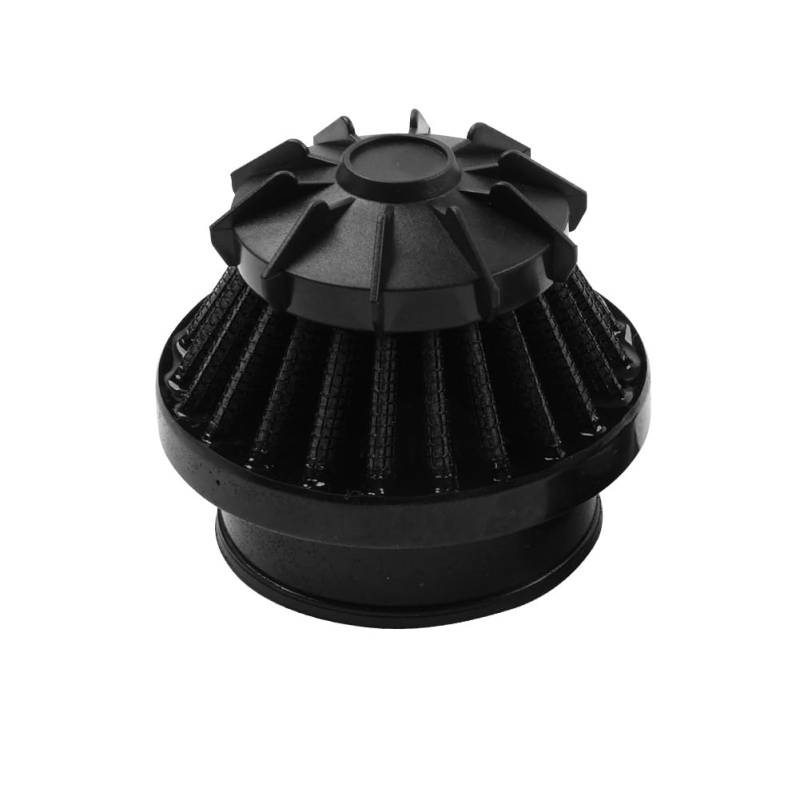 SIKUAI 1 Stück Schwarz Modifizierter Clamp-On Luftfilter Luftfilter Air Intake Filter Gummi und Aluminium fit Für die meisten motorräde von generisch