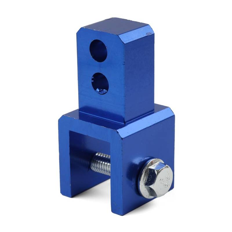 SIKUAI 1 stück 8 MM Hinten Riser Höhe Erweiterung Extender Motorrad Adapter Stoßdämpfer Aluminium Blau Motorrad von generisch