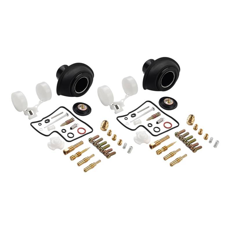 SIKUAI 2 Sätze Vergaser-Reparatursatz Vergaser-Reparatursatz Gummi Für Steed Shadow VLX 400 VT400 94-2003 von generisch