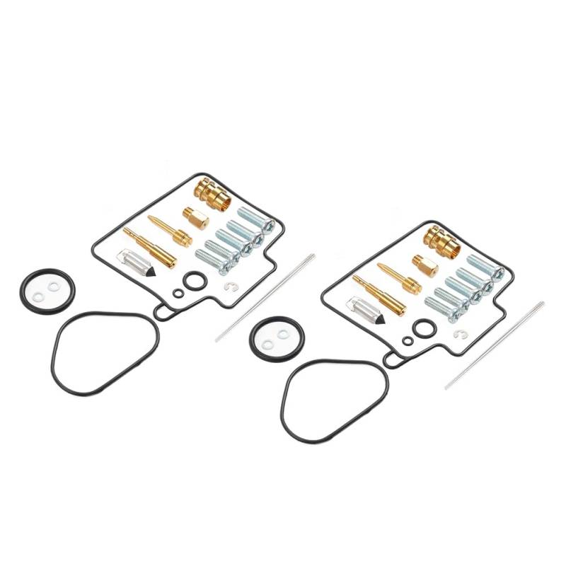 SIKUAI 2 Set Umbauteile Vergaser Reparatursatz Vergaserzubehör Messing, Gummi Für RM125 01-06 von generisch