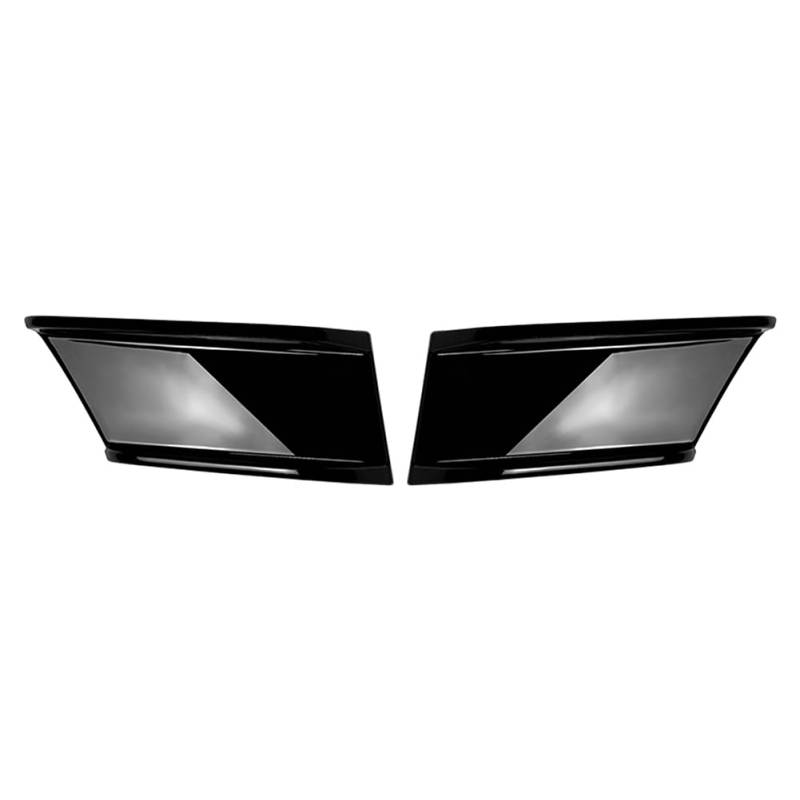 SIKUAI 2 Stück Spoiler Frontstoßstange Seitensplitter ABS Glänzend Schwarz Für 4er G22 G23 M Sport 2020-2024 von generisch